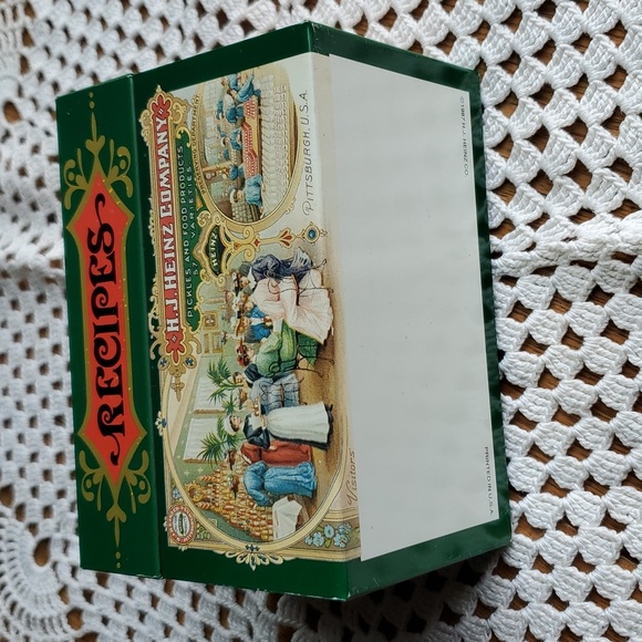 VTG Recipe Tin Collectible Decorative H.J. Heinz Co. Advertising - Picture 10 of 12